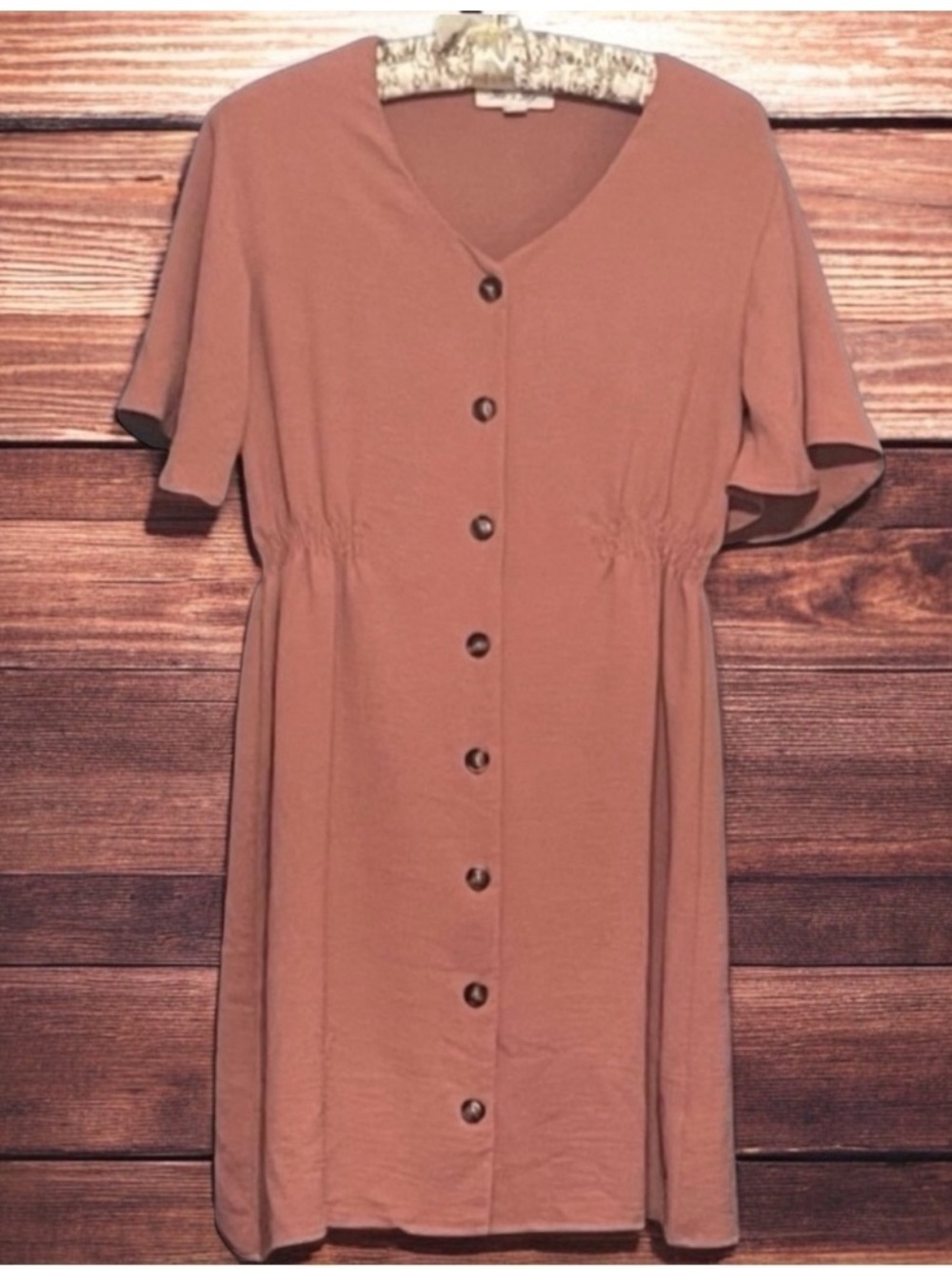 SHE AND SKY MAUVE MINI DRESS SIZE SMALL